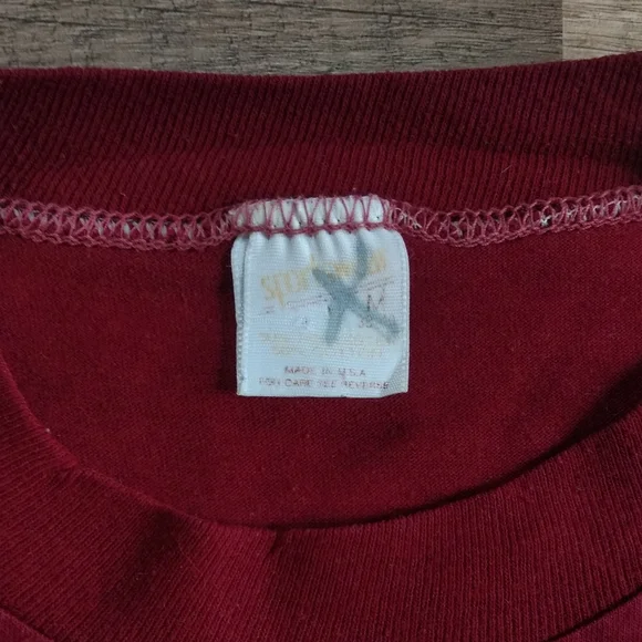 Vintage 70s 80s Single Stitch Glitter Graphic Capricorn Tee Small - Picture 6 of 9